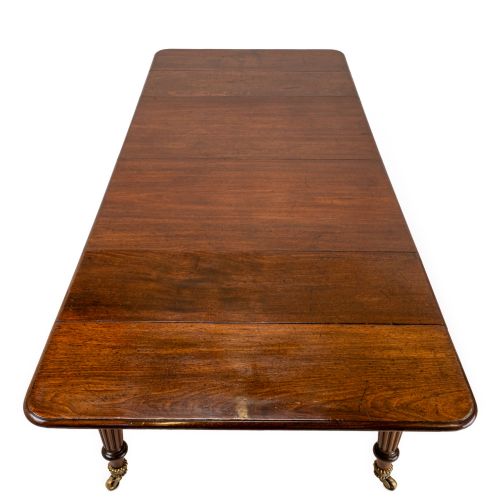 GEORGIAN METAMORPHIC MAHOGANY EXTENDING DINING TABLE C1800 EXPANDS TO OVER 8FT SEATS 8 - ADDITIONAL PHOTO 5