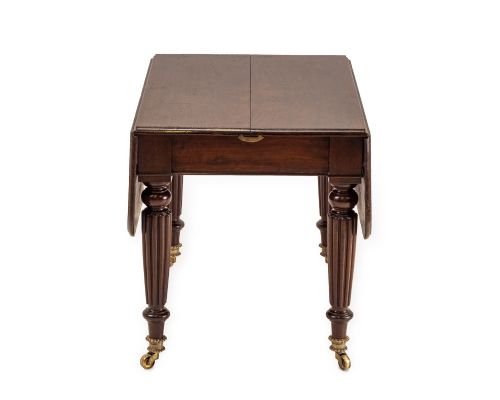 GEORGIAN METAMORPHIC MAHOGANY EXTENDING DINING TABLE C1800 EXPANDS TO OVER 8FT SEATS 8 - ADDITIONAL PHOTO 7