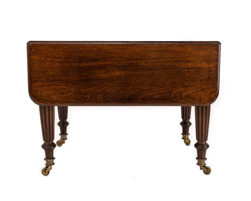 GEORGIAN METAMORPHIC MAHOGANY EXTENDING DINING TABLE C1800 EXPANDS TO OVER 8FT SEATS 8 - ADDITIONAL PHOTO 13