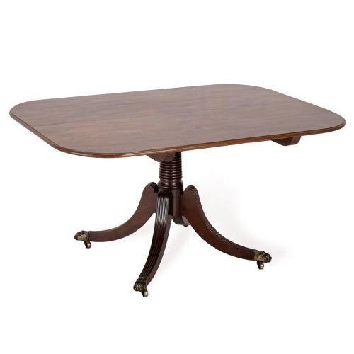 LARGE GEORGE III MAHOGANY TILTTOP DINING OR BREAKFAST TABLE SEATING SIX C17801800 18TH CENTURY GEORGIAN
