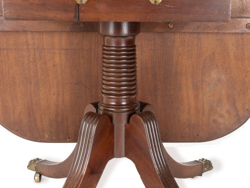 LARGE GEORGE III MAHOGANY TILTTOP DINING OR BREAKFAST TABLE SEATING SIX C17801800 18TH CENTURY GEORGIAN - ADDITIONAL PHOTO 6