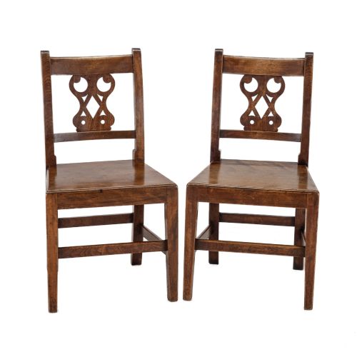 PAIR OF EARLY 19TH CENTURY ENGLISH ELM COUNTRY CHAIRS CIRCA 18001820 GEORGIAN GEORGE III - ADDITIONAL PHOTO 1