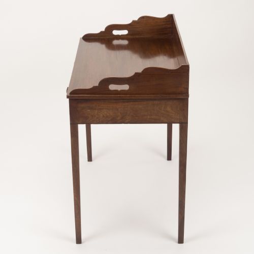EARLY 19TH CENTURY MAHOGANY TRAYTOP WRITING TABLE DESK C18001820 - ADDITIONAL PHOTO 6