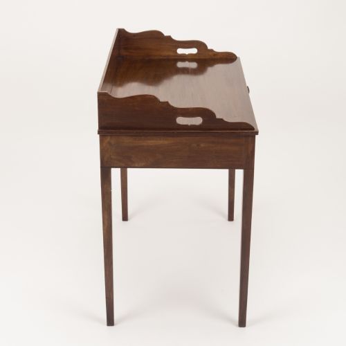 EARLY 19TH CENTURY MAHOGANY TRAYTOP WRITING TABLE DESK C18001820 - ADDITIONAL PHOTO 7