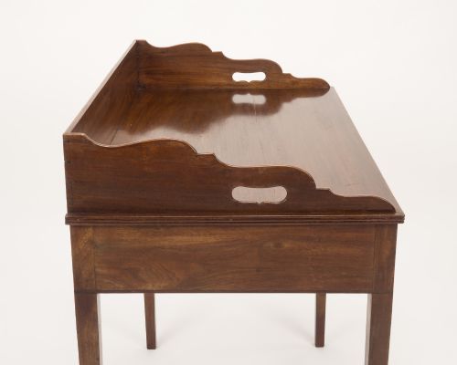 EARLY 19TH CENTURY MAHOGANY TRAYTOP WRITING TABLE DESK C18001820 - ADDITIONAL PHOTO 9
