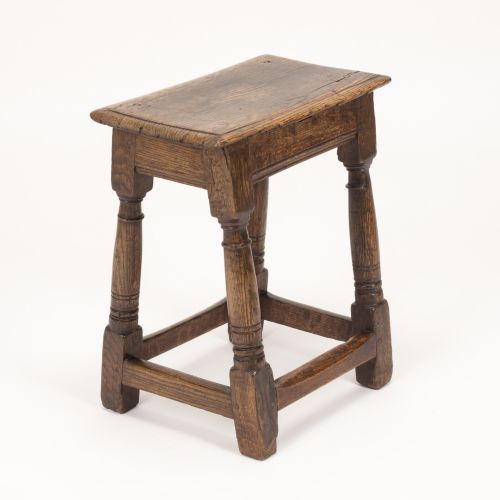 ORIGINAL LATE 17TH EARLY 18TH CENTURY ENGLISH OAK JOINT STOOL C16801720 - ADDITIONAL PHOTO 1