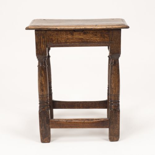 ORIGINAL LATE 17TH EARLY 18TH CENTURY ENGLISH OAK JOINT STOOL C16801720 - ADDITIONAL PHOTO 9
