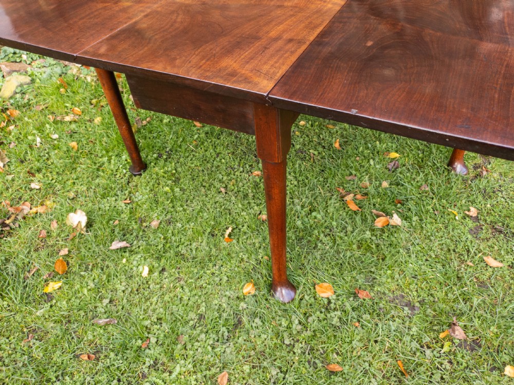 George II Mahogany Pad Foot Drop Leaf Dining Table C1750 (Georgian) View VII