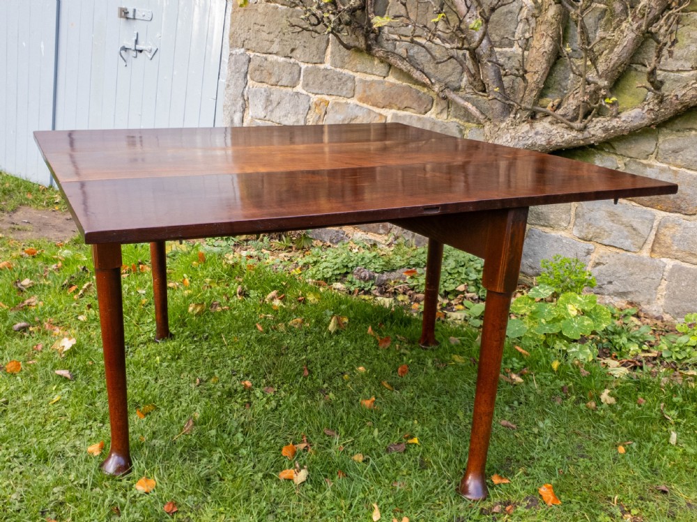 George II Mahogany Pad Foot Drop Leaf Dining Table C1750 (Georgian) View IX