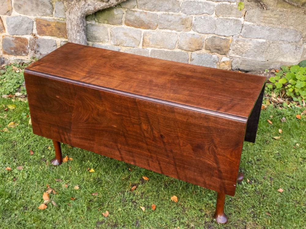 George II Mahogany Pad Foot Drop Leaf Dining Table C1750 (Georgian) View XII