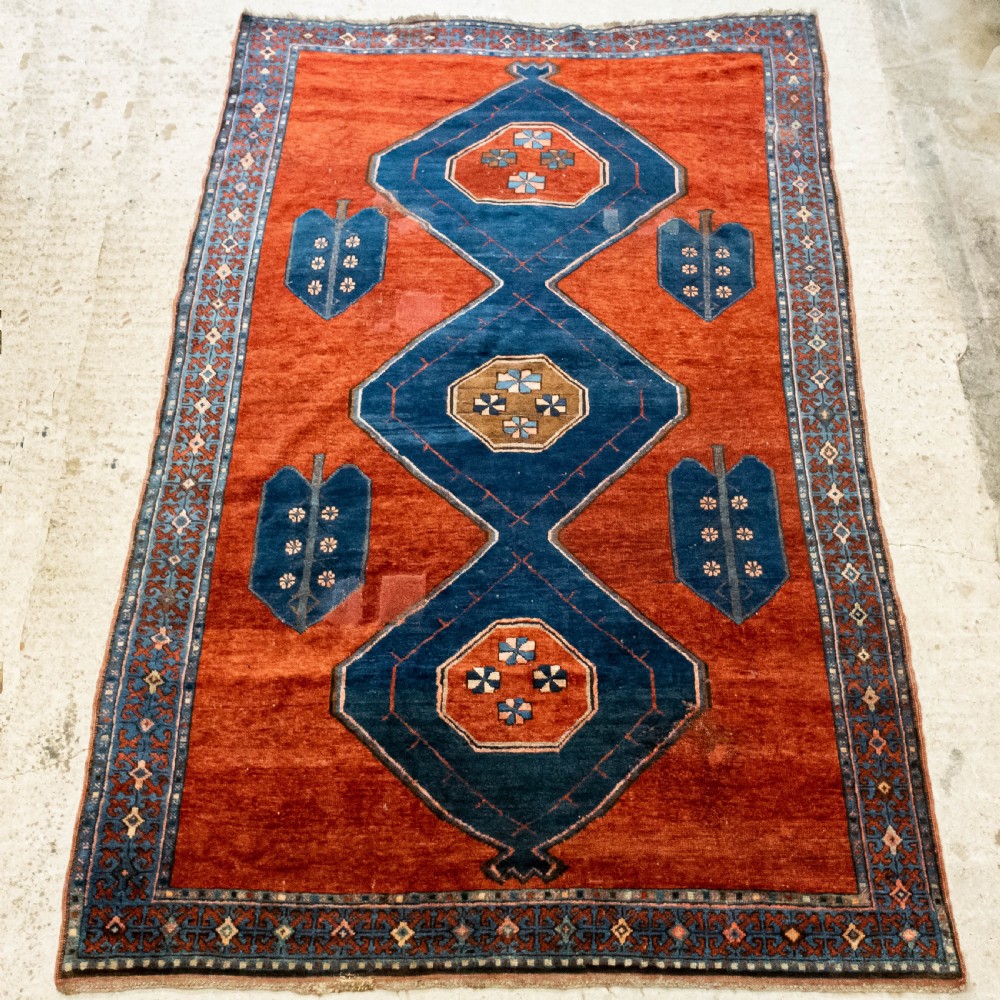 Caucasian Oriental Handwoven Carpet 9' x 6'5