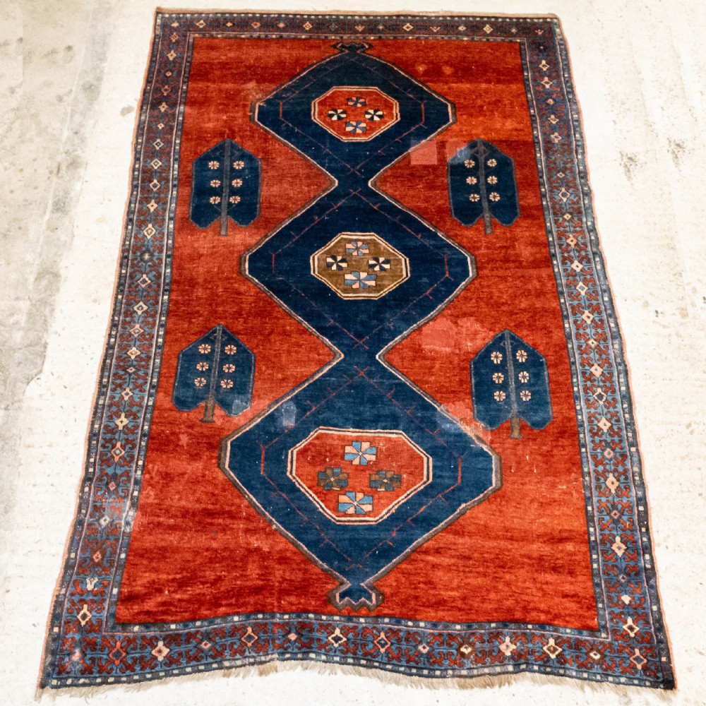 Caucasian Oriental Handwoven Carpet 9' x 6'5