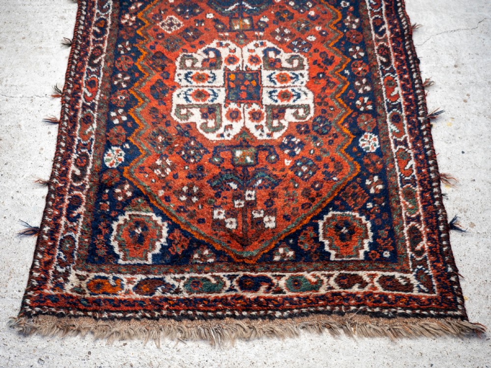 Persian Afshar Khamseh Tribal Rug 5'5