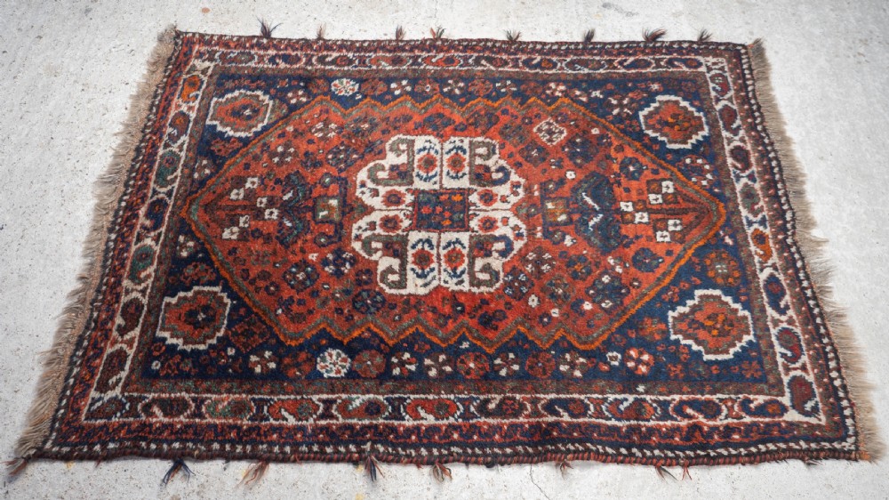 Persian Afshar Khamseh Tribal Rug 5'5