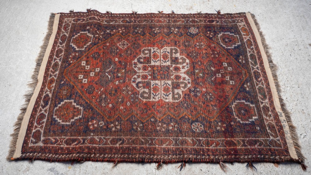 Persian Afshar Khamseh Tribal Rug 5'5