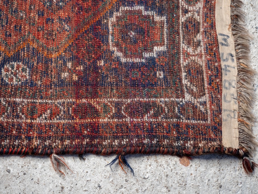 Persian Afshar Khamseh Tribal Rug 5'5