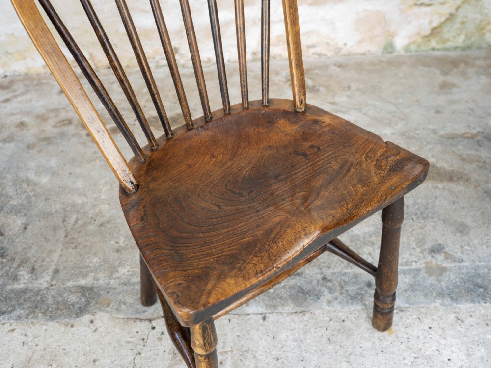 Early C19th Elm & Ash Country Windsor Chair (Georgian) View III