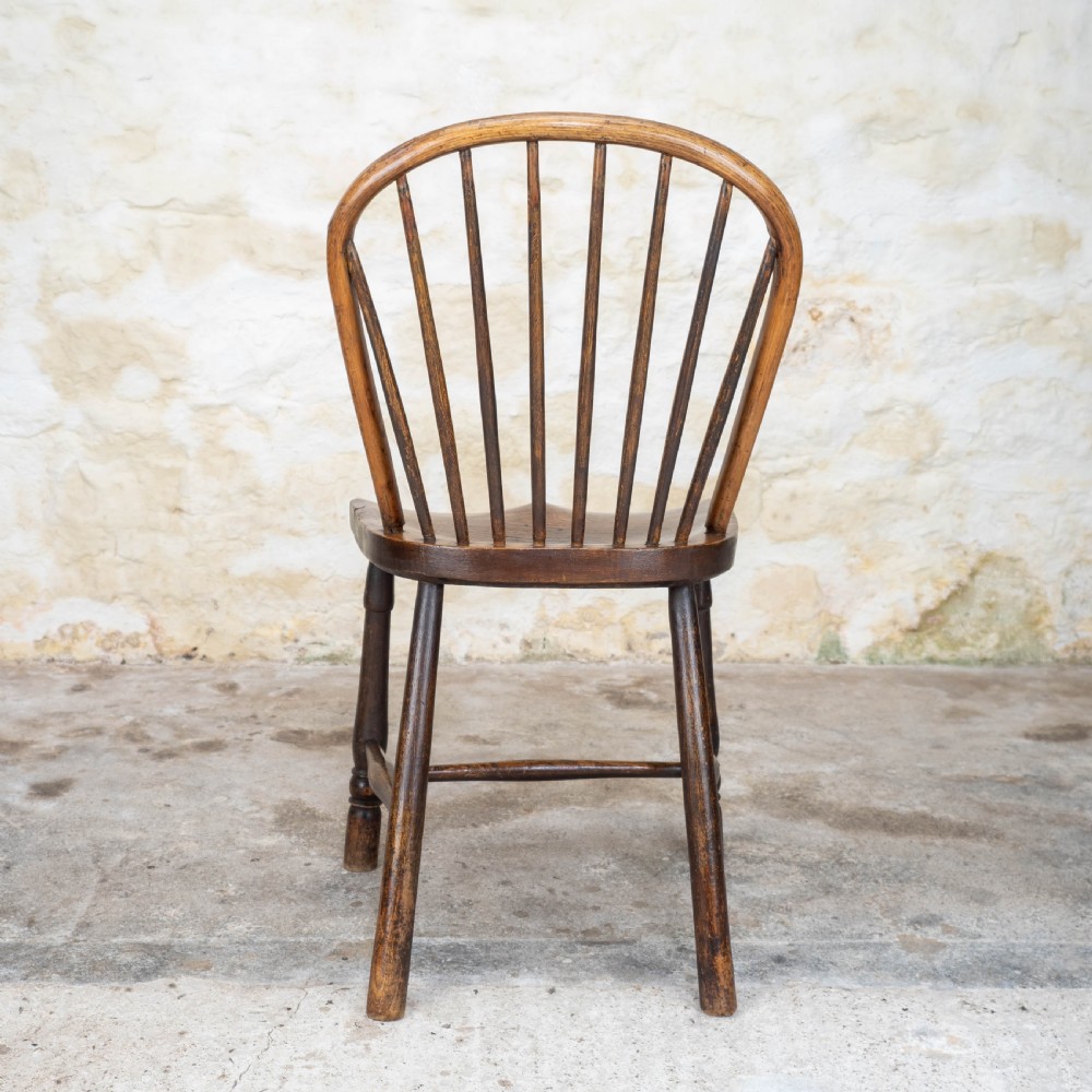 Early C19th Elm & Ash Country Windsor Chair (Georgian) View VII