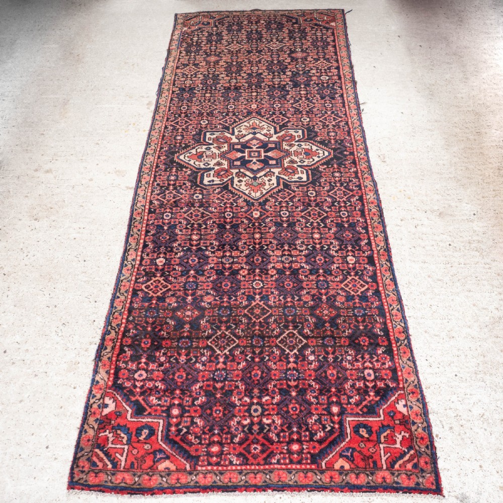 Persian Heriz Handwoven Oriental Runner 10'6