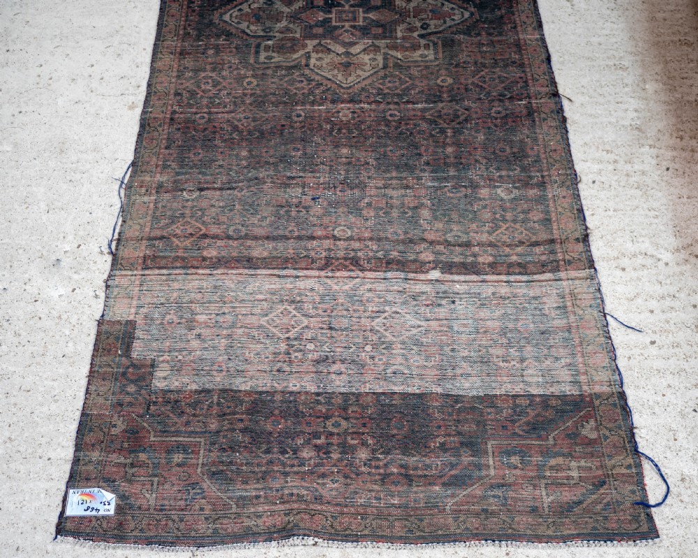 Persian Heriz Handwoven Oriental Runner 10'6