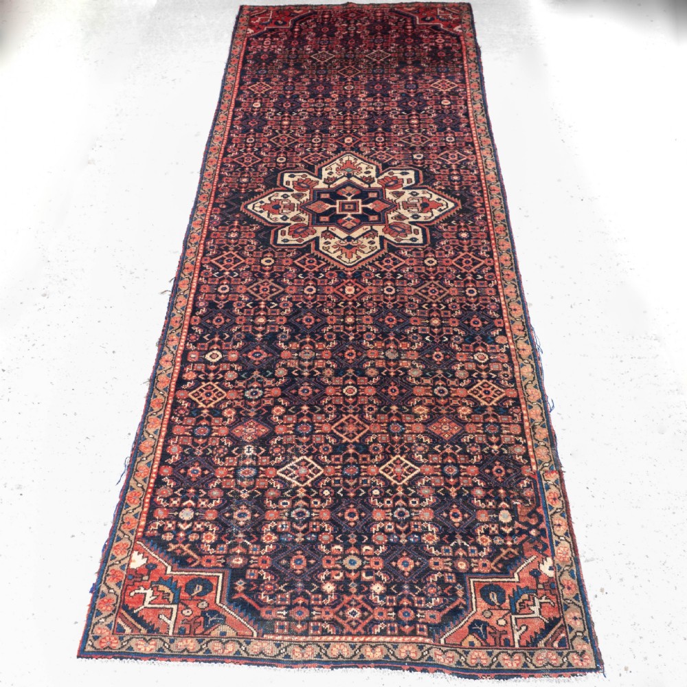Persian Heriz Handwoven Oriental Runner 10'6