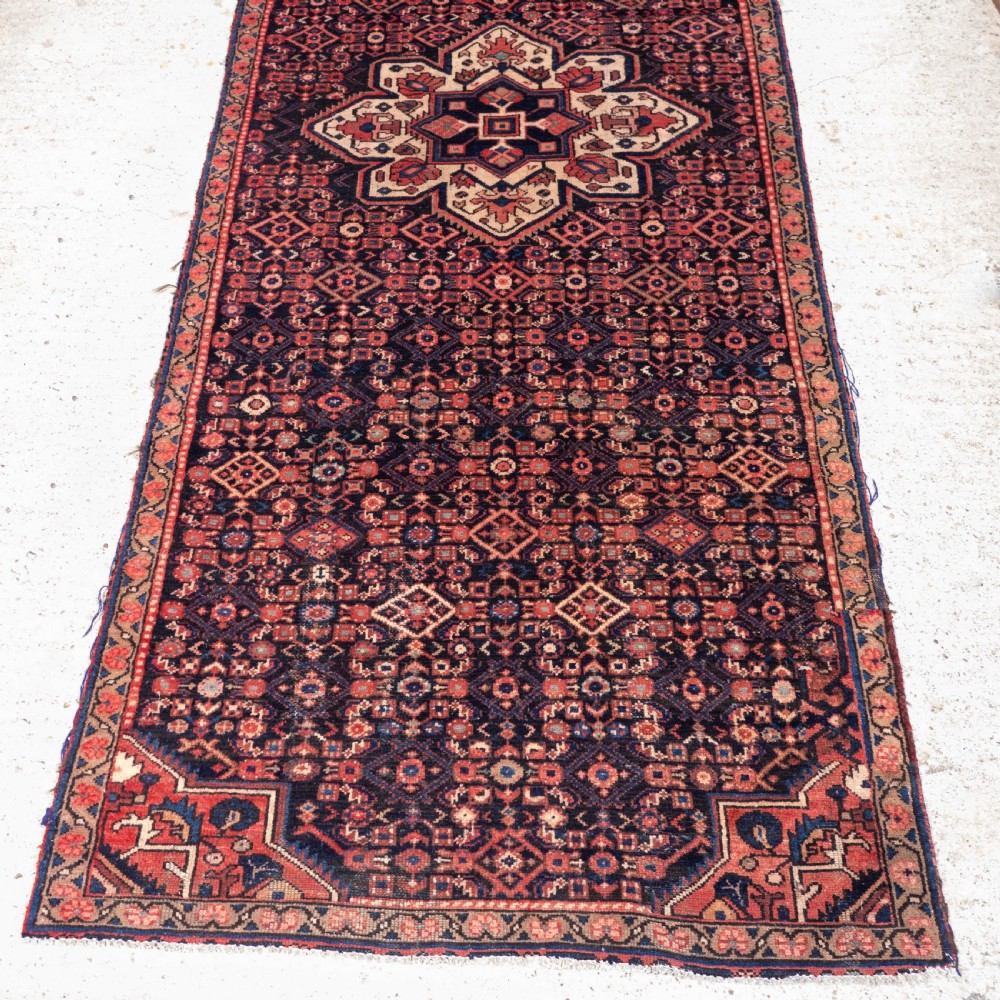 Persian Heriz Handwoven Oriental Runner 10'6