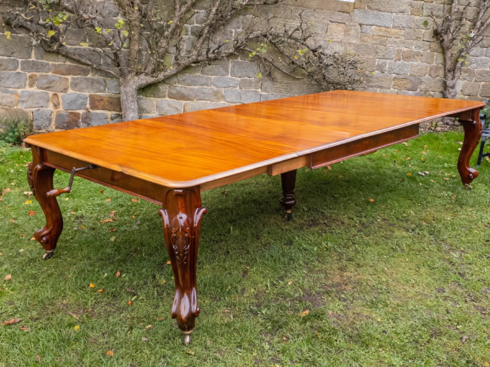 Victorian 10ft Mahogany Extending Dining Table View II
