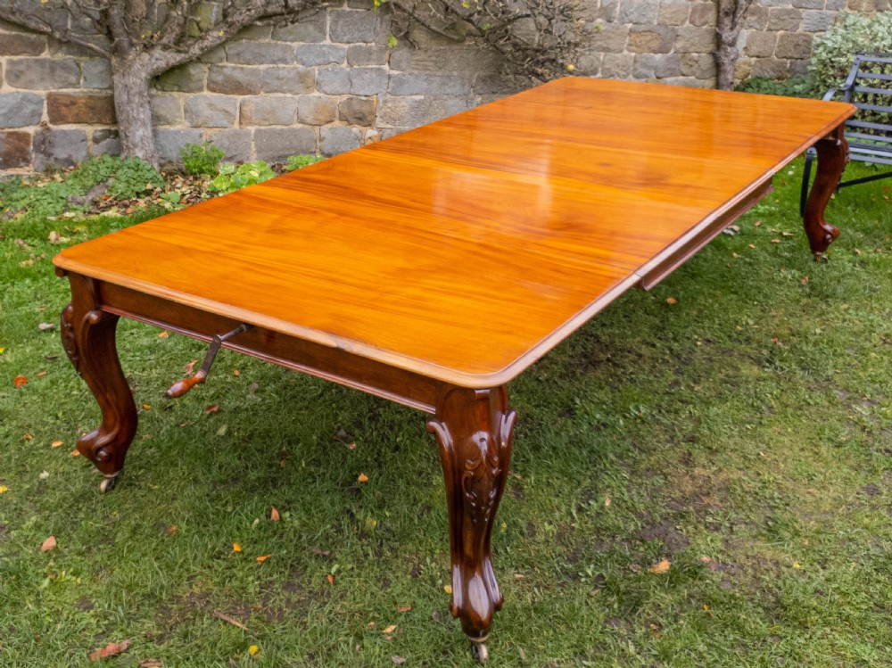 Victorian 10ft Mahogany Extending Dining Table View III