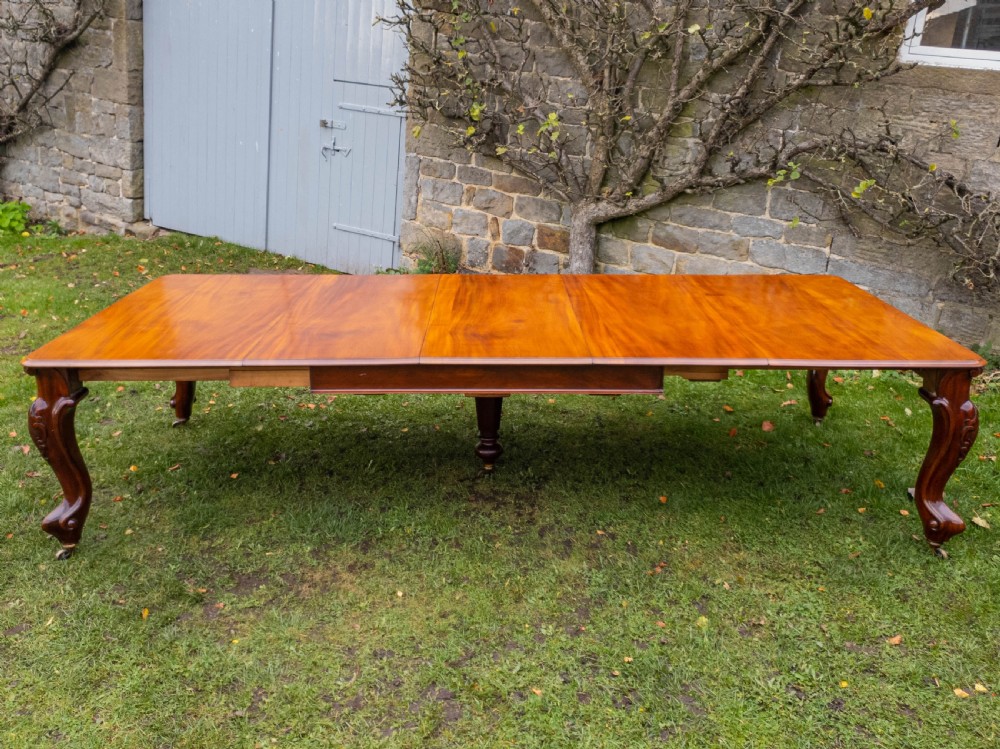 Victorian 10ft Mahogany Extending Dining Table View VII