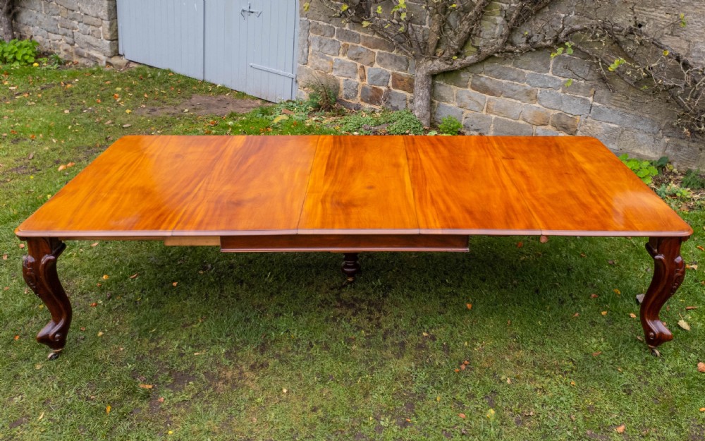 Victorian 10ft Mahogany Extending Dining Table View VIII