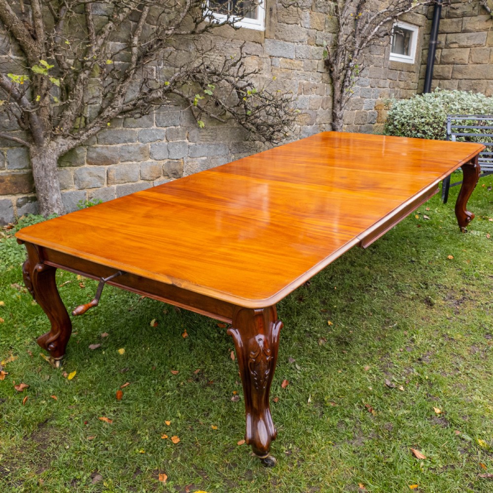 Victorian 10ft Mahogany Extending Dining Table View IX