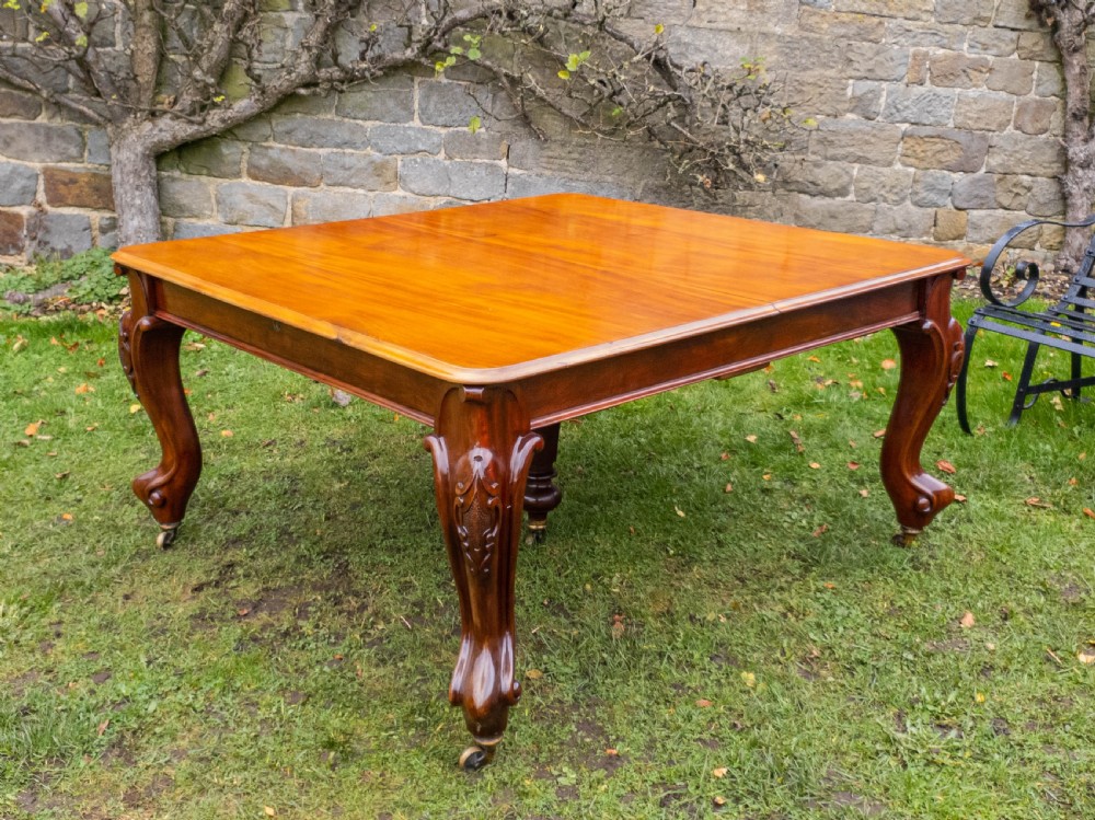 Victorian 10ft Mahogany Extending Dining Table View XI