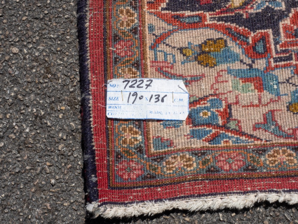 Persian Mashad Handwoven Oriental Rug 6'4