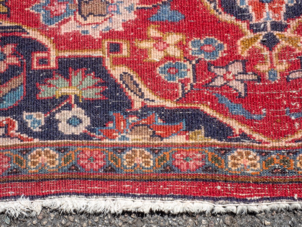 Persian Mashad Handwoven Oriental Rug 6'4