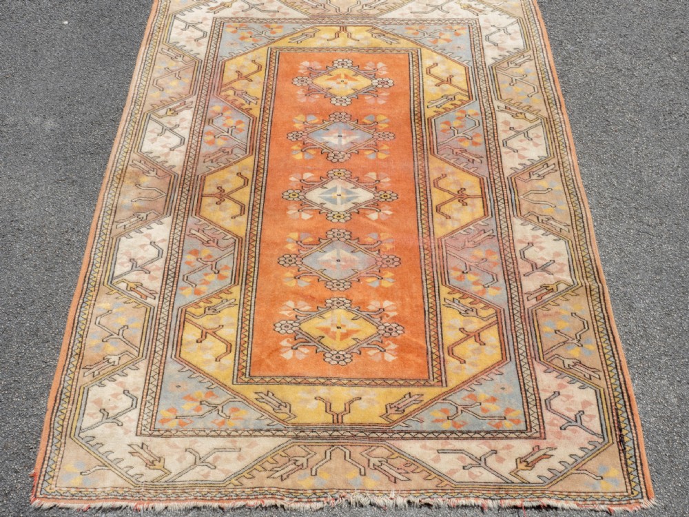 Anatolian Turkish Milas Handwoven Oriental Rug 7'9