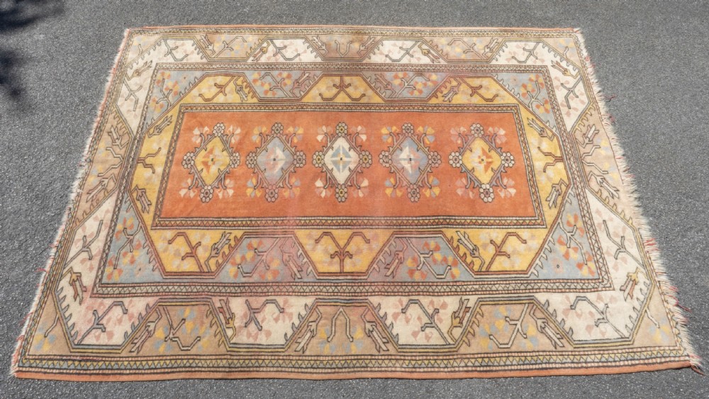 Anatolian Turkish Milas Handwoven Oriental Rug 7'9