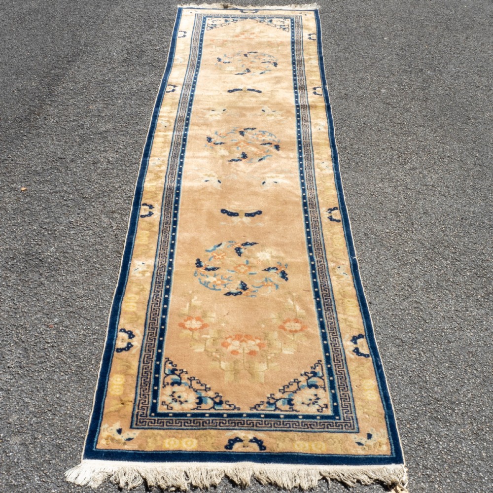 Chinese Peking Handwoven Oriental Runner 10'3