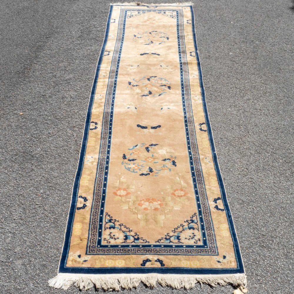 Chinese Peking Handwoven Oriental Runner 10'3