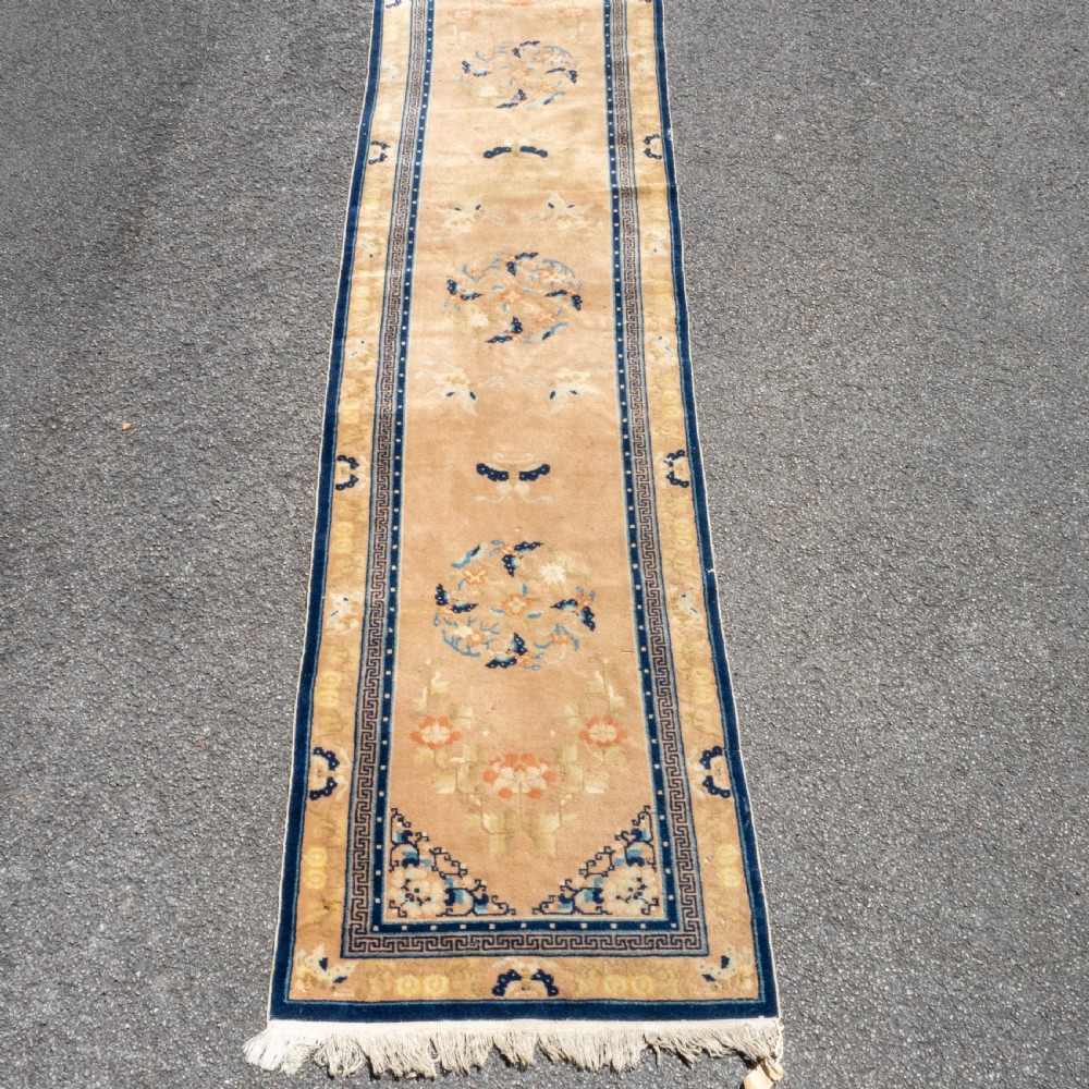 Chinese Peking Handwoven Oriental Runner 10'3