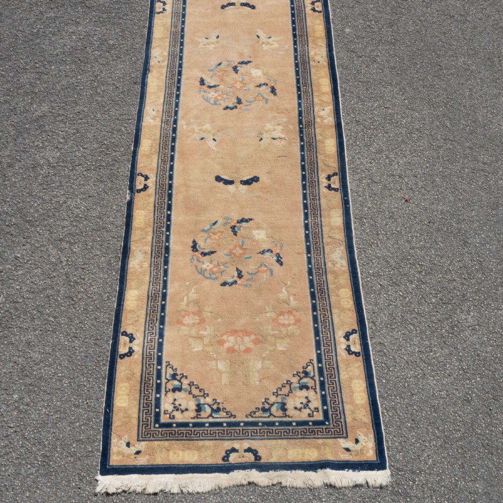 Chinese Peking Handwoven Oriental Runner 10'3