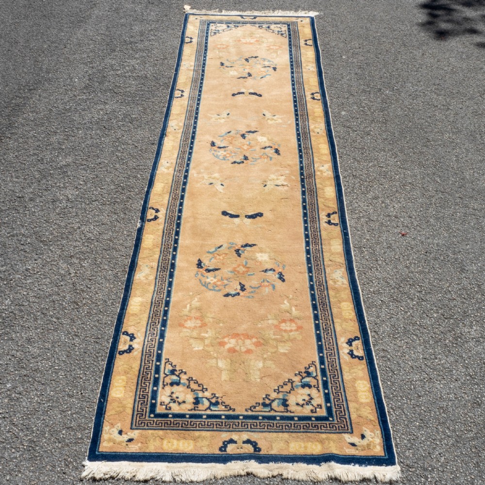 Chinese Peking Handwoven Oriental Runner 10'3