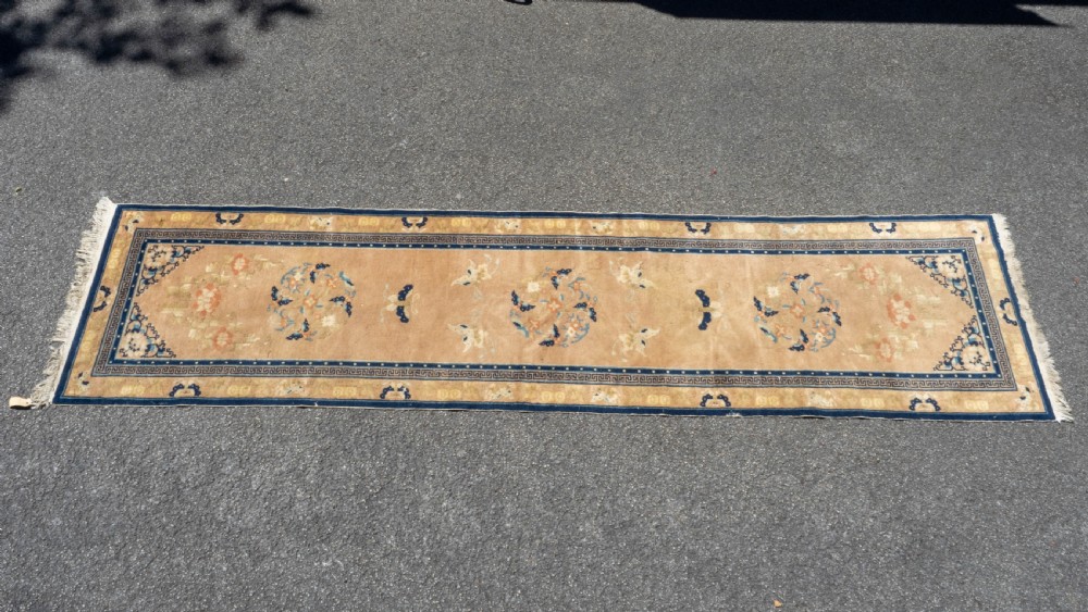 Chinese Peking Handwoven Oriental Runner 10'3