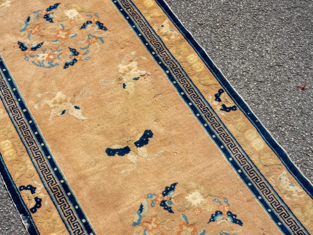 Chinese Peking Handwoven Oriental Runner 10'3