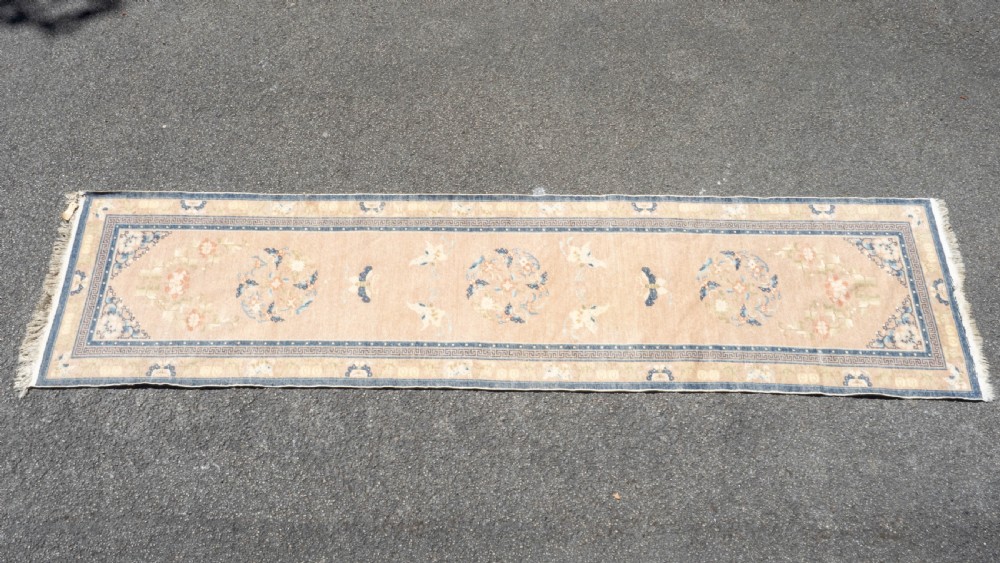 Chinese Peking Handwoven Oriental Runner 10'3