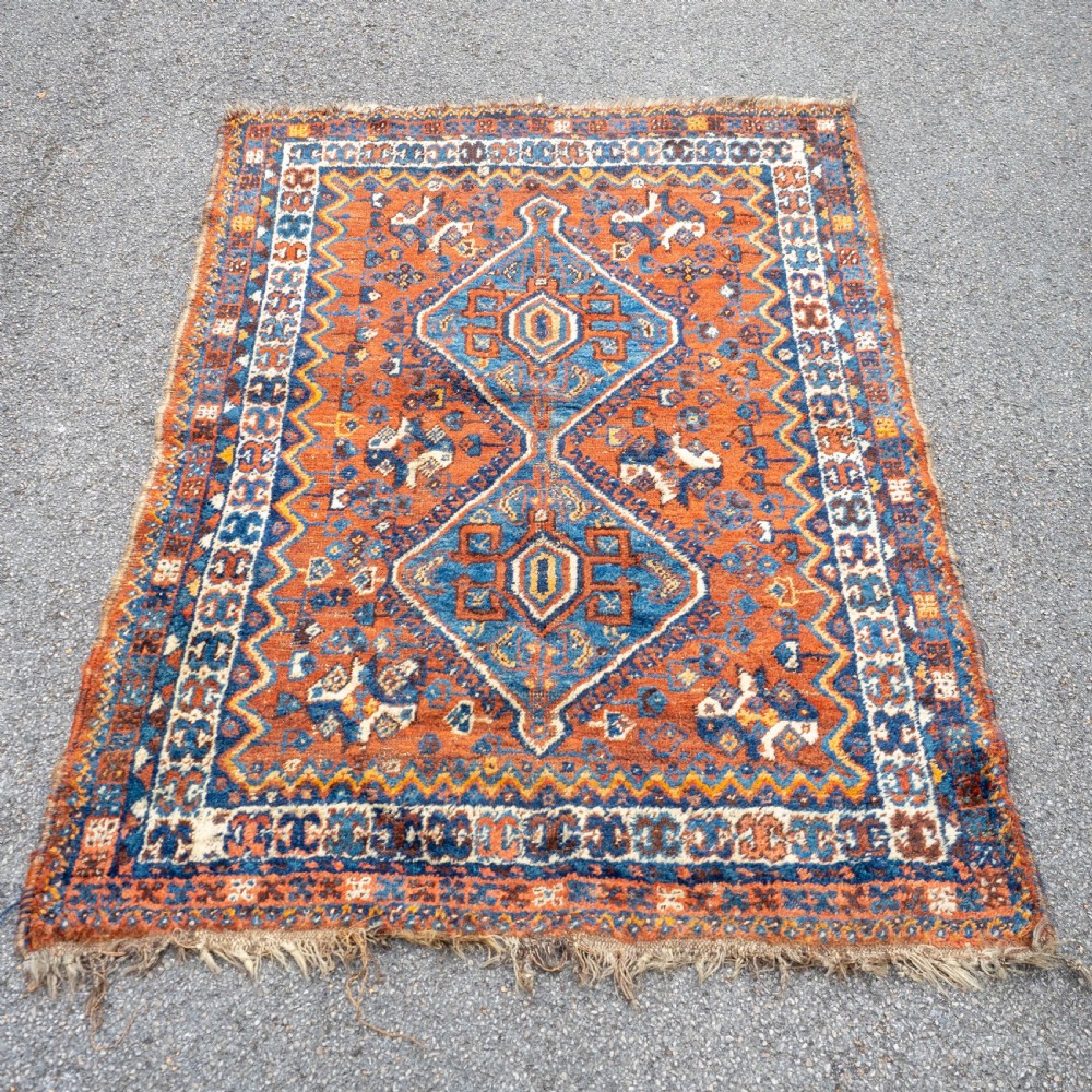 Nomadic Quashqai Persian Rug 5'4
