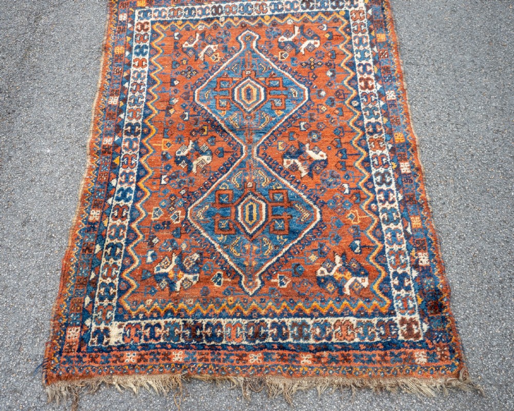 Nomadic Quashqai Persian Rug 5'4
