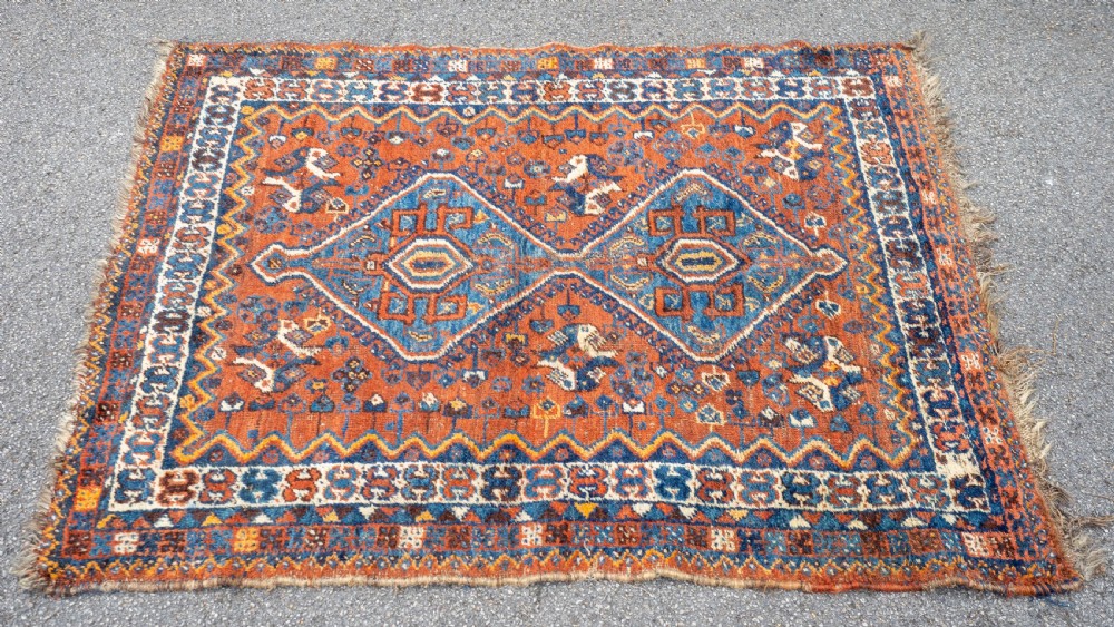 Nomadic Quashqai Persian Rug 5'4