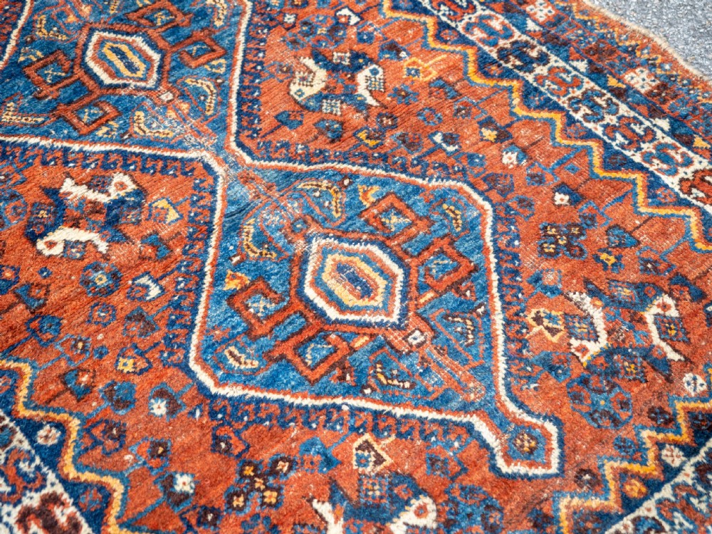 Nomadic Quashqai Persian Rug 5'4