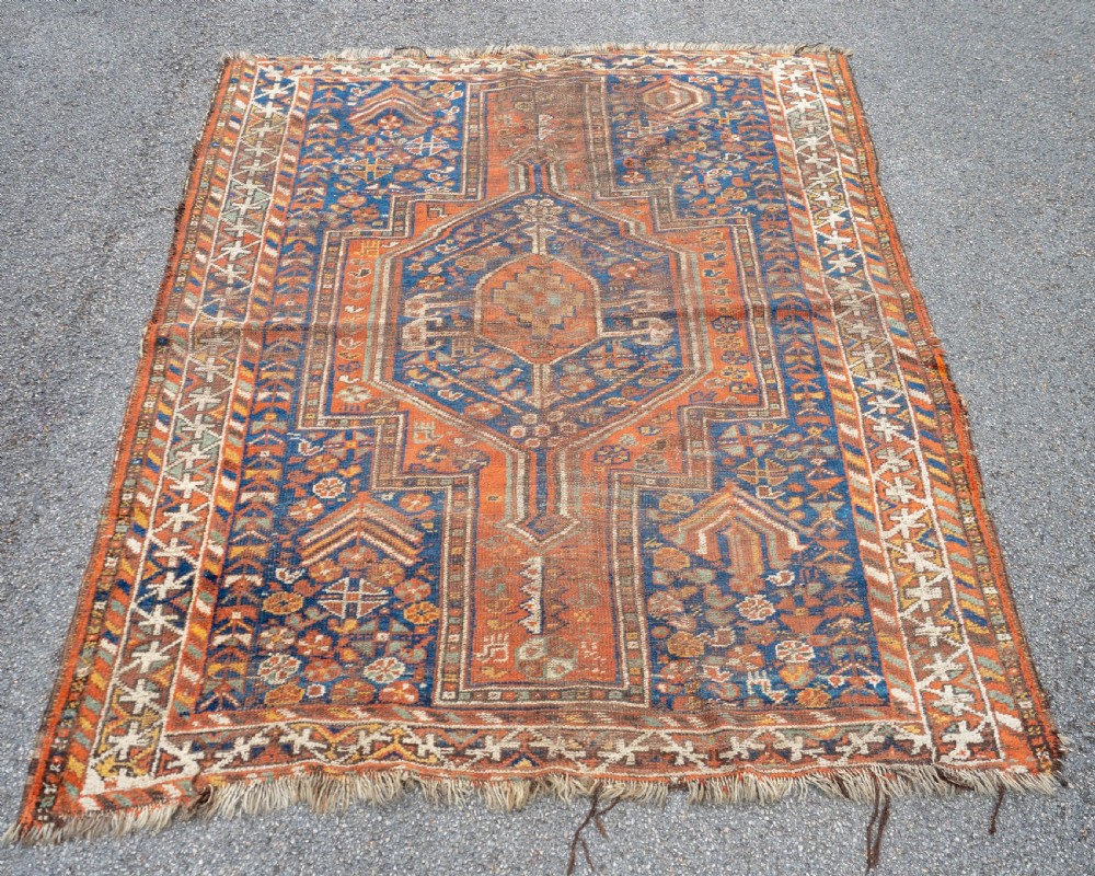 Qashqai Persian Rug 6'1.5
