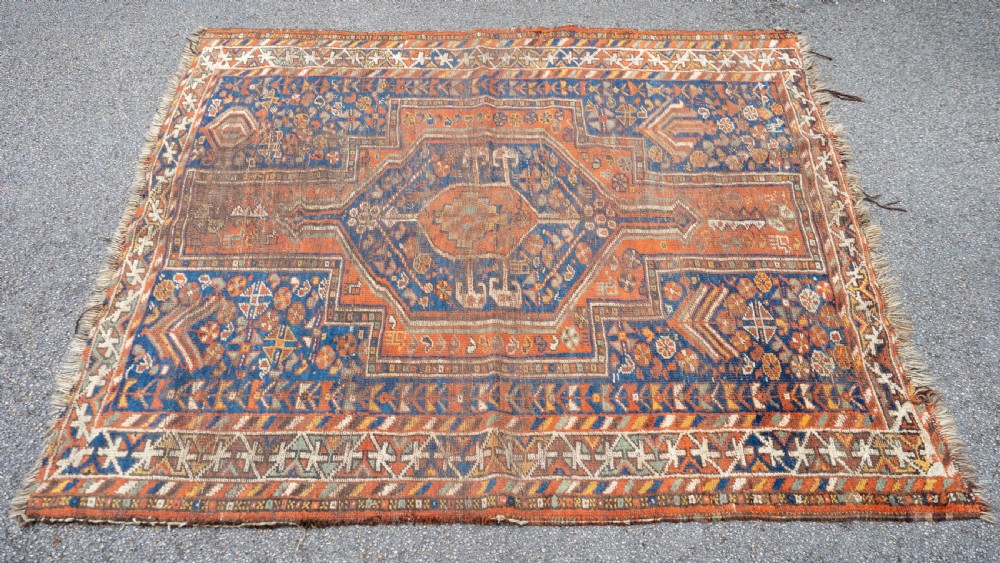Qashqai Persian Rug 6'1.5